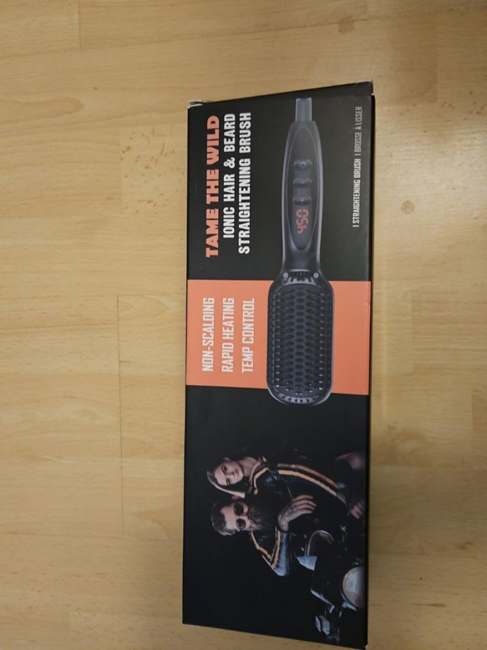 Tame The Wild Ionic Hair & Beard Straightening Brush Digital Temp Control New